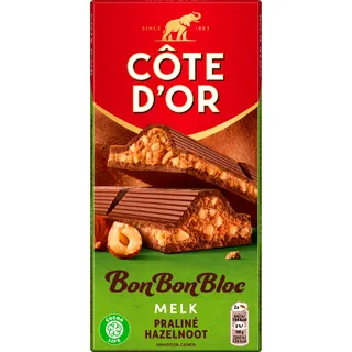 Cote d'Or BonBonBloc chocoladereep hazelnoot