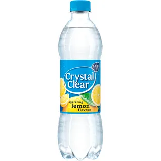 Crystal Clear Sparkling Lemon Fles