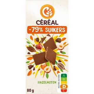 Cereal Céréal Melk chocolade-hazelnoten minder suikers
