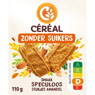Cereal Céréal Speculaas stukjes amandel zonder suiker