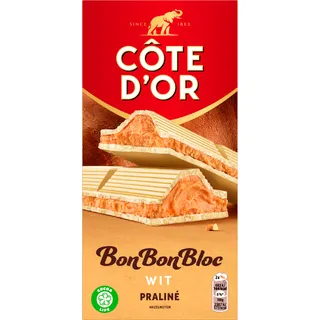 Cote d'Or BonBonBloc chocoladereep praliné wit