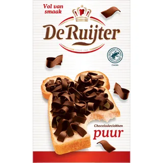 De Ruijter Chocolade vlokken puur