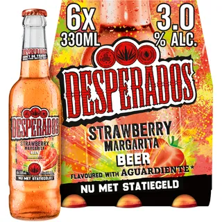 Desperados Strawberry Margarita Bier Fles 6 x 330ml 6-pack