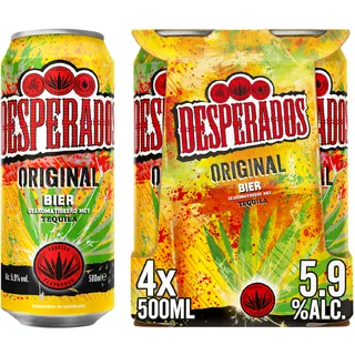 Desperados Original Bier Blik 4 x 500ml 4-pack