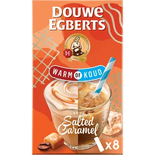 Douwe Egberts Warm of koud latte salted caramel