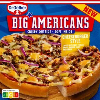 Dr. Oetker Big Americans cheeseburger style