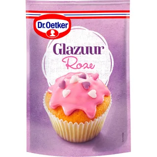 Dr. Oetker Glazuur Roze Taart Versiering