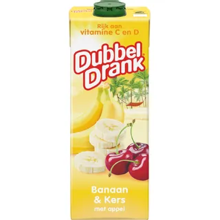 DubbelDrank Banaan & kers
