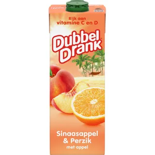 DubbelDrank Sinaasappel & perzik