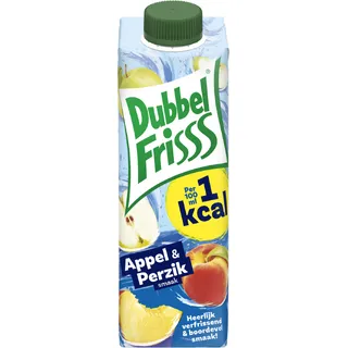 DubbelFrisss 1Kcal appel & perzik