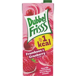 DubbelFrisss 1kcal Framboos & cranberry