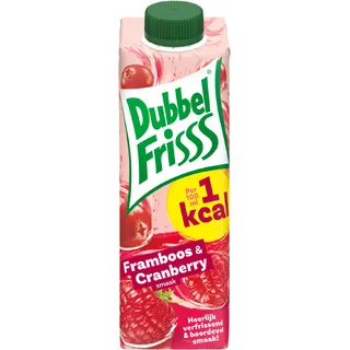 DubbelFrisss 1kcal framboos & cranberry