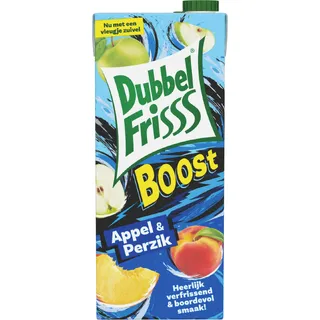 DubbelFrisss Boost appel & perzik