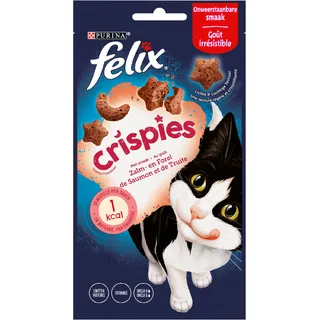 Felix Crispies zalm- & forelsmaak kattensnack