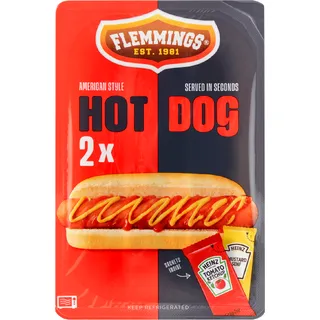 Vleems food Flemmings American Style Hotdog