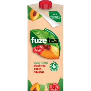 Fuze Tea Black Ice Tea Peach Hibiscus