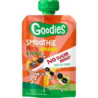 GOODIES Knijpfruit smoothie perzik, banaan