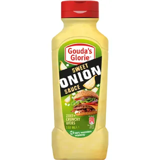 Gouda's Glorie Sweet onion sauce
