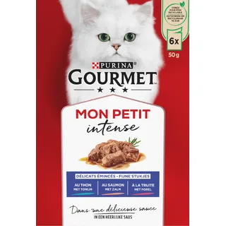 Gourmet Mon petit intense met tonijn zalm forel 6-pack