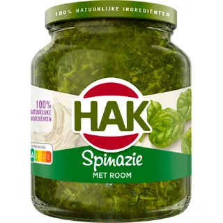 Hak Spinazie met room
