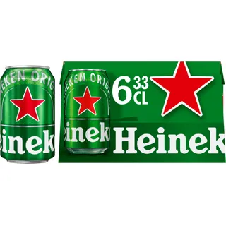 Heineken Premium Pilsener Bier Blik 6 x 330ml 6-pack