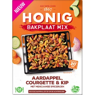 Honig Bakplaat Mix Aardappel, Courgette & Kip met Mexicaanse Specerijen
