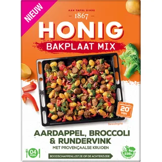 Honig Bakplaat Mix Aardappel, Broccoli & Rundervink met Provencaalse Kruiden