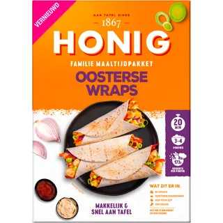 Honig Familie maaltijdpakket Oosterse wraps