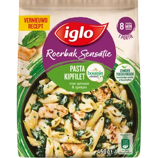 Iglo Roerbak sensatie pasta kipfilet
