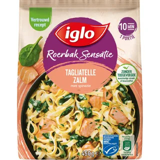 Iglo Roerbak sensatie tagliatelle zalm