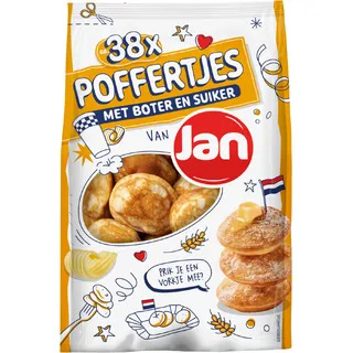 Jan Poffertjes met boter en suiker