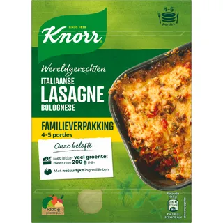 Knorr Wereldgerechten lasagne bolognese XL