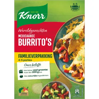 Knorr Wereldgerechten Burrito's XXL Mexicaanse
