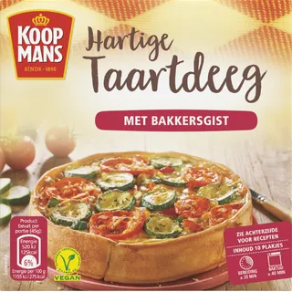 Koopmans Deeg hartige taart