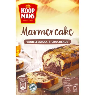Koopmans Marmercake vanillesmaak & chocolade