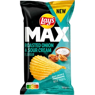 Lays Lay's Max roasted onion & sour cream