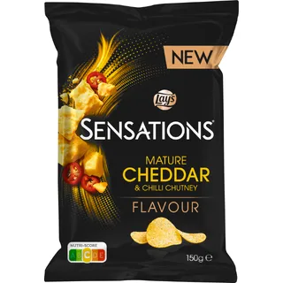 Lays Lay's Sensations mature cheddar & chilli