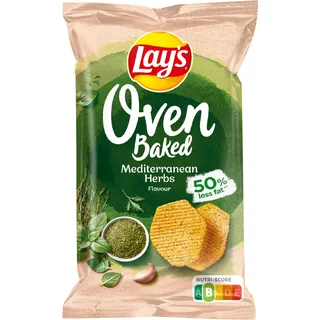 Lays Lay's Oven baked mediterranean herbs