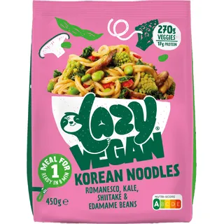 LAZY VEGAN Korean noodles maaltijd