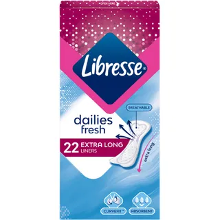 Libresse Dailies fresh extra long inlegkruisjes