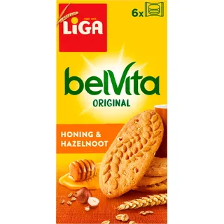 Liga Belvita honing & hazelnoot koekjes