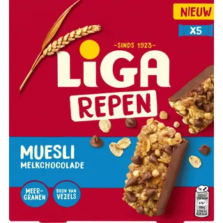 Liga Repen muesli melkchocolade