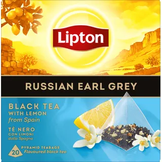 Lipton Russian earl grey black tea lemon