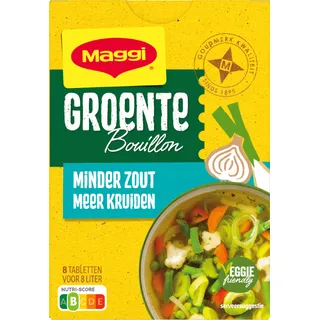 Maggi Groente bouillon minder zout