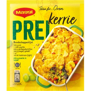 Maggi Ovenschotel prei kerrie
