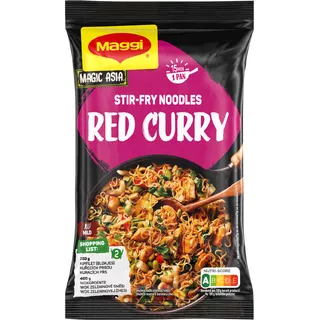 Maggi Stir-fry noodles red curry
