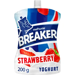 Melkunie Breaker aardbei yoghurt