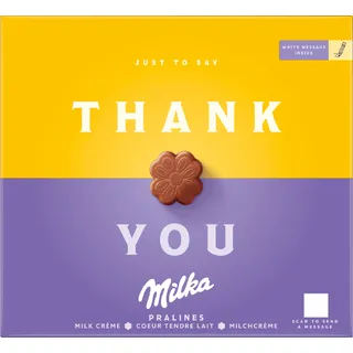 Milka Thank you pralines melk créme