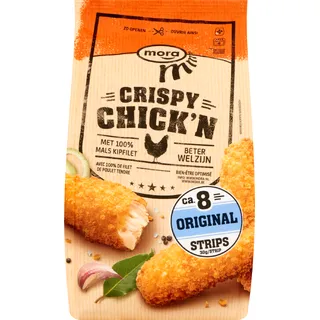 Mora Crispy chick'n original strips