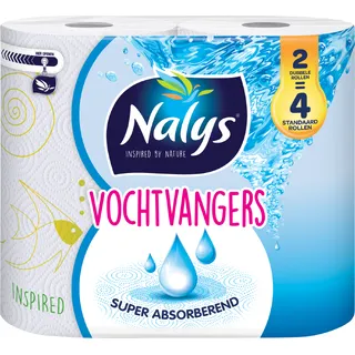 NALYS Vochtvangers keukenpapier 2=4 rol